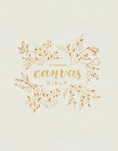 Load image into Gallery viewer, The Message Canvas Bible (Canvas-Look, Gold Leaf): Coloring and Journaling the Story of God Imitation Leather
