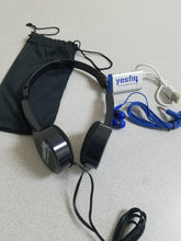 Load image into Gallery viewer, YES FM Bluetooth Adapter with Earbuds/Foldable Headphones combo
